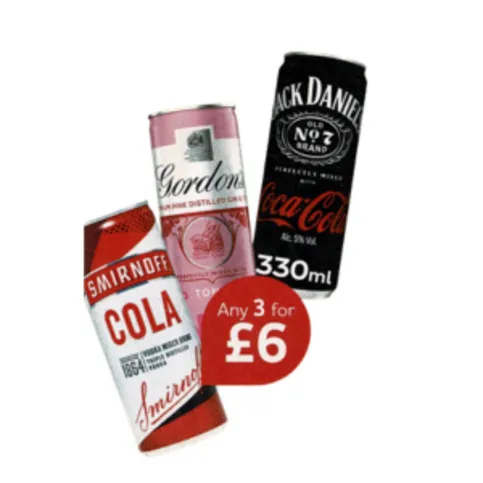 Any 3 for £6