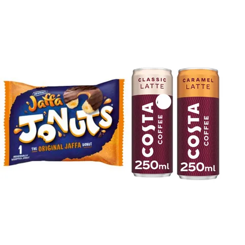 Costa Coffee 250ml & Jaffa Jonut for £1.29