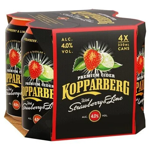 Kopperberg Strawberry Lime 4x330ml