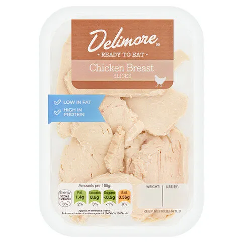 Delimore  Roasted Chicken Breast Slices 95g